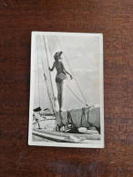 Delcampe - Old  Postcard - German Edition - Sexy Erotic Femme -  Theme Pin'up - Beach - Swimsuit 1950s - Pin-Ups