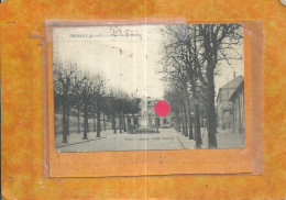 Delcampe - 6-2025 -BEL21/10 -VAL D'OISE - 95 - GROSLAY - Placede La Mairie - Monument Et Rangée D'arbres - Groslay