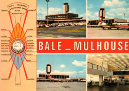 Delcampe - Aviation - Aéroport BALE MULHOUSE - Avion Compagnie SWISSAIR - Aerodrome