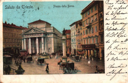 Delcampe - Trieste - Piazza Della Borsa - Italie Italia - Trieste (Triest)
