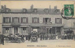 Delcampe - 77 CPA NEMOURS HOTEL GAUTHIER CHEVAUX VOITURES ECURIES SALON RESTAURANT - Nemours