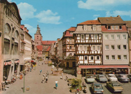 Delcampe - CARTOLINA  FULDA,HESSEN,GERMANIA-BAROCKSTADT FULDA-MARKTSTRASSE-VIAGGIATA 1986 - Fulda