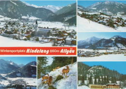 Delcampe - CARTOLINA  HINDELANG M. 860,BAYERN,GERMANIA-WINTERSPORTPLATZ HINDELANG ALLGAU-NON VIAGGIATA - Oberstdorf