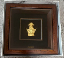 Mural, Crown, 24 Carat Gold Leaf  تابلو تاج شاهنشاه پهلوی  ورق طلا 24 عیار - Oosterse Kunst