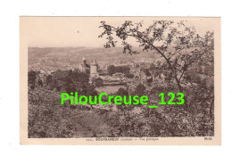 Delcampe - 23 Creuse - BOURGANEUF - " Vue Générale - Vue Poétique " - VUE RARE - Bourganeuf