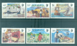 Delcampe - Bermudes 1981 - Y & T  N. 396/401 - Traditions Aux Bermudes (Michel  N. 395/400 X) - Bermuda