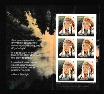 Delcampe - 2025 Canada Indigenous People Bruce Starlight Full Booklet MNH - Carnets Complets