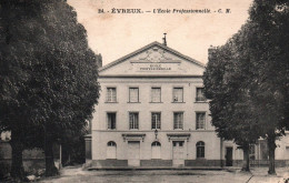 Delcampe - (RECTO / VERSO) EVREUX- N° 24 - ECOLE PROFESSIONNELLE - CPA - Evreux