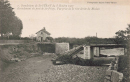 Delcampe - 07 - ST PERAY - S04538 - Inondations Du 8 Octobre 1907 - Ecroulement Du Pont - Vue Prise De La Rive Droite Du Mialan - Saint Péray