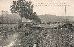 Delcampe - 07 - ST PERAY - S04539 - Inondations Du 8 Octobre 1907 - Route De Valence Le Lendemain De La Trombe D'eau - Saint Péray