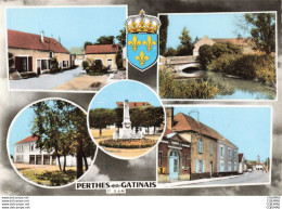 Delcampe - 77 - PERTHES EN GATINAIS - S05696 - Divers Aspects De Le Ville - En L'état - CPSM 15x10 Cm - - Perthes