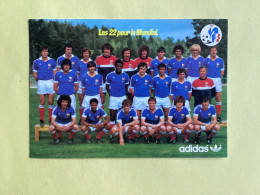 Delcampe - Équipe De France Pour Le MUNDIAL 1982 - Fussball
