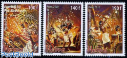French Polynesia 2010 Heiva 3v, Mint NH, Various - Folklore - Nuevos