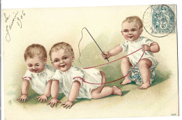 Delcampe - Enfant - Fantaisie Bebe Attelage 3437 - Babies