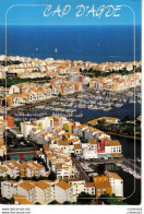 Delcampe - 34 LE CAP D'AGDE Vue Générale En 1990 Port Tennis - Agde