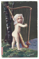 Delcampe - Enfant - Fantaisie Bebe - Musicien  Par Scolik - Babies