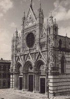 Delcampe - CARTOLINA  SIENA TOSCANA FACCIATA DELLA CATTEDRALE VIAGGIATA 1957   X44 - Siena