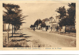 Delcampe - 44 - THARON-PLAGE - Avenue De La Plage - Tharon-Plage
