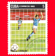 CUBA - Usato - 1982 - Sport - FIFA - Mondiali Di Calcio 1982 - Spagna - Italia - World Champion - 5 - Gebruikt