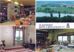 Delcampe - MARCENAY LE LAC, HOTEL RESTAURANT LE SANTENOY, VUE INTERIEUR ET EXTERIEUR COULEUR  REF 32319 - Montbard