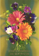 Delcampe - BIRTHDAY, CELEBRATION, HOLIDAY, FLOWERS, POSTCARD, GERMANY - Geburtstag