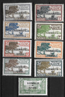 1930 - 43 à 51*MH - Timbres De N.C. De 1928 Surchargés - Nuevos