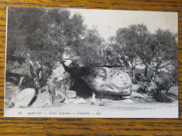 Delcampe - AJACCIO, CORSE, GROTTE NAPOLEON, CPA. LIRE DESCRIPTION POUR PROMO - Ajaccio