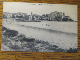 Delcampe - CALVI, CORSE, VUE DE LA PLAGE, CPA. LIRE DESCRIPTION POUR PROMO - Calvi
