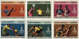 Delcampe - 764210 HINGED MOZAMBIQUE 1980 22 JUEGOS OLIMPICOS VERANO MOSCU 1980 - Mozambico