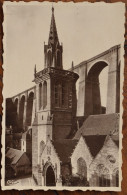 Delcampe - 29 : Morlaix - Eglise Saint-Melaine - Ancien Prieuré - Plan Inhabituel - CPSM Format CPA - (n°31088) - Morlaix