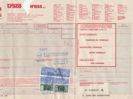 BOLLA SPEDIZIONE CON PACCHI IN CONCESSIONE 1985 (XP4974 - Postal Parcels