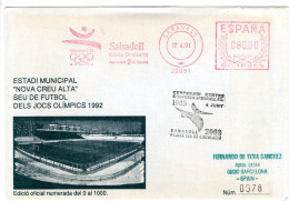 Delcampe - POSTMARKET 2003  ESPAÑA   EMA OLIMPIC 92 SABADELL - Cyclisme