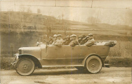 Delcampe - Carte Photo D'un Vieux Transport En Commun, N° 6, Femme Nommée ( De Paris ) - Busse & Reisebusse