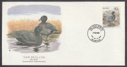 Neuseeland: 1987, FDC Blankobrief In EF, Mi. Nr. 984, 40 C. Saumschnabelente.     ESoStpl. - Canards