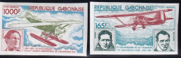 Delcampe - Gabon Poste Aérienne N°232/233 - Mermoz Costes - Non Dentelé - Neuf ** Sans Charnière - TB - Gabun (1960-...)