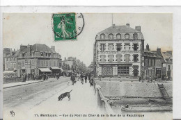 Delcampe - MONTLUCON Vue Du Pont Du  Cher & De La Rue De La République - Montlucon
