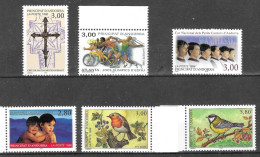 SELLOS** ANDORRA FRANCESA 1996, YT 469/ 71 + 474 + 479/ 80. - Ungebraucht
