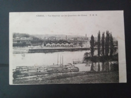 Delcampe - 60 -    CREIL,  " Vue Sur Les Quartiers Des Usines T.M.K."   Circulé   En  1919-  Net  3 - Creil