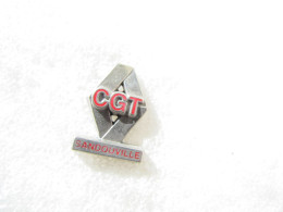 Delcampe - PIN'S    RENAULT   CGT  SANDOUVILLE  Zamak - Renault