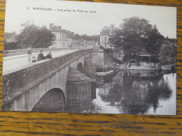 Delcampe - MONTBAZON, INDRE ET LOIRE, VUE PRISE DU PONT EN AVAL, CPA. LIRE DESCRIPTION POUR PROMO - Montbazon