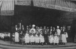 Delcampe - PARIS-75003- CARTE-PHOTO- CAFE RESTAURANT A TOUT AU BEURRE - Paris (03)