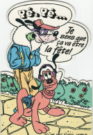 Delcampe - - THE WALT DISNEY COMPANY. - Yé, Yé... Je Sens Que ça être La Fête!  - Carte Système Max, Avec Enveloppe - - Sonstige & Ohne Zuordnung