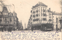 Delcampe - CPA BELGIQUE / BRUXELLES / PORTE DE LOUVAIN / TRAMWAY - Avenues, Boulevards
