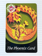 Singapore The Phoenix Card Phonecard, Dragon, Set Of 1 Used & Expired Card - Singapore