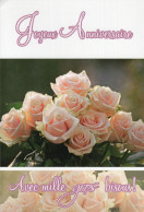Delcampe - - JOYEUX ANNIVERSAIRE - Avec Mille Gros Bisous! - Carte Max Double Avec Enveloppe - - Geburtstag