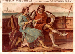 Delcampe - CHROMO CHOCOLAT D'AIGUEBELLE / SAINT LOUIS ET LE SIRE DE JOINVILLE - Aiguebelle