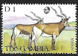 Delcampe - Gambia - MNH ** 1991 : Addax - Wild
