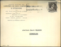 Postkaart - "Carrières Du Bois D'Anthisnes & Extensions, Liège" - Storia Postale