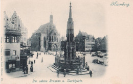 Delcampe - Nürnberg - Der Schöne Brunnen U. Markplatz - Nürnberg