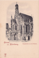 Delcampe - Gruss Aus Nürnberg - Frauenkirche Von Der Südseite - Nürnberg